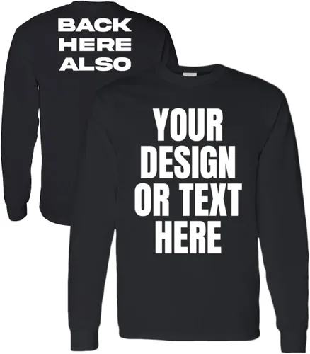 Miniatura 13 de Kolossus Camisas de trabajo de manga larga personalizables de alta visibilidad diseña tus propias camisetas personalizadas con logotipo y texto