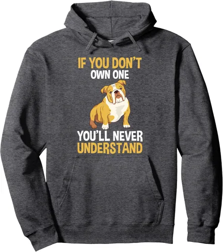 Miniatura 4 de Sudadera con capucha para perro Bulldog inglés, Negro