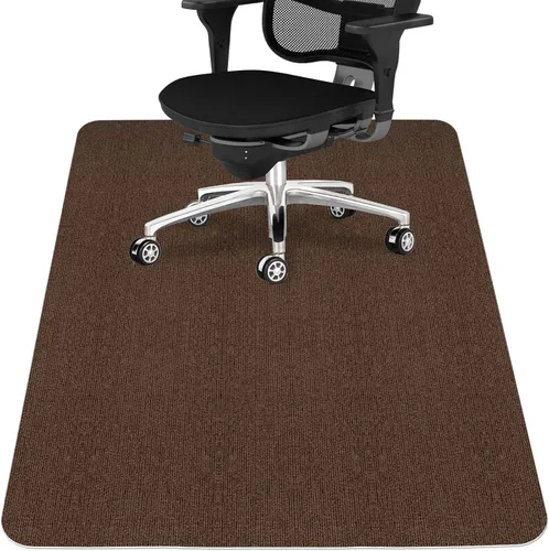 Miniatura 12 de Sycoodeal Tapete para silla de oficina para suelo de madera dura, tapete para silla gaming de computadora de oficina para suelo de azulejos, negro