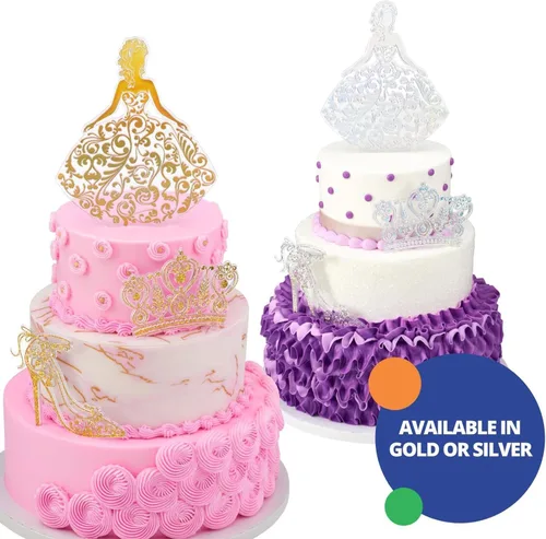Miniatura 9 de DecoPac QUINCEANERA - Kit de decoración de tartas, adornos para tartas y cupcakes XL-GOLD para niñas, dulces 15 cumpleaños y fiestas, membrillo años
