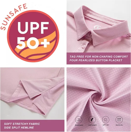 Miniatura 2 de Casei Polo de golf sin mangas para mujer UPF 50+ Dry Fit con cuello, Varios