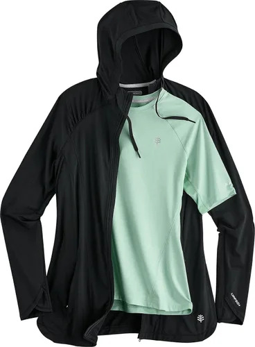 Miniatura 5 de Coolibar UPF 50+ Astir - Chaqueta con cremallera completa para mujer, protección solar