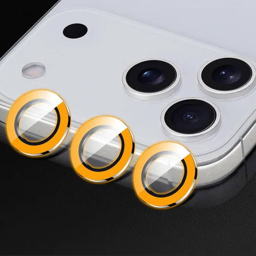 Miniatura 17 de Compatible con iPhone 11 Pro/11Pro Max/12 Pro Luminous Camera Lens Protector Ultra Thin Película de vidrio templado Protector de pantalla de cámara