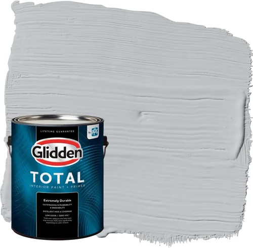 Miniatura 89 de Glidden Pintura Interior + Imprimación: Gris/Plata Antigua, Una Capa, Satinado, 1 Galón