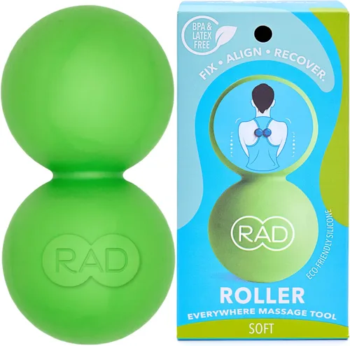 Herramientas de Liberación Miofacial RAD Roller I. Múltiples densidades I Movilidad y recuperación del masaje, Verde
