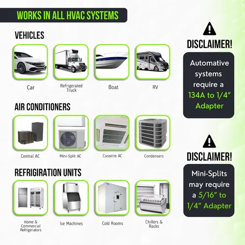 Miniatura 3 de Leak Saver Direct Inject Ultimate 3 en 1 Sellador de fugas de refrigerante AC con tinte UV y removedor de humedad para la mayoría de sistemas