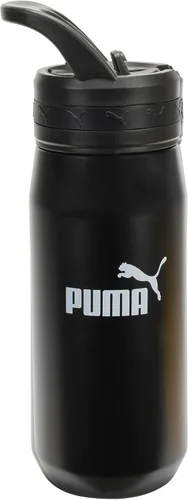 Miniatura 16 de PUMA Botella de agua de acero inoxidable aislada de 18 onzas unisex para adultos con pajilla y asa de transporte