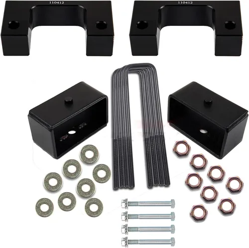 Miniatura 10 de SCTIOO Kit de nivelación de elevación delantera de 2 pulgadas trasero de 1 pulgada para Chevrolet Silverado 1500 2007-2023 Kit de elevación