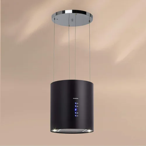 Miniatura 2 de Klarstein Campana extractora de isla colgante, ventilador extractor para islas de cocina, flujo de aire de 558 m³/h, temporizador, ventilador
