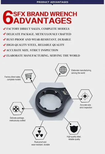 Miniatura 2 de SFX US STOCK ER40 TUERCA Llave ER40UM Llave Collet Chuck Tipo Integral Llave ER40UM Llave