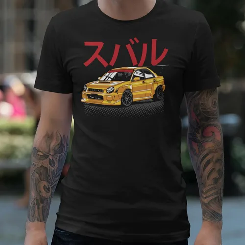 Miniatura 29 de Subie Generation Cars - Camiseta de manga corta para adultos, mecánico japonés de carreras, regalo para amantes de los automóviles, entusiastas