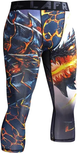 Miniatura 3 de LAFROI Leggings de compresión 34 para hombre con Pcoketsin bolsillo-YSK10