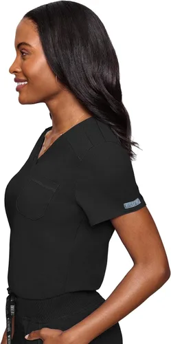 Miniatura 3 de Med Couture Touch - Camiseta médica con bolsillo en el pecho para mujer