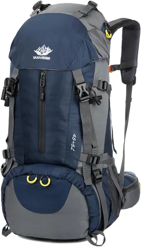 Miniatura 12 de Esup - Mochila de senderismo de 50 l para hombre, mochila de camping con cubierta de lluvia 45l+5l, mochila ligera para senderismo, mochila de viaje