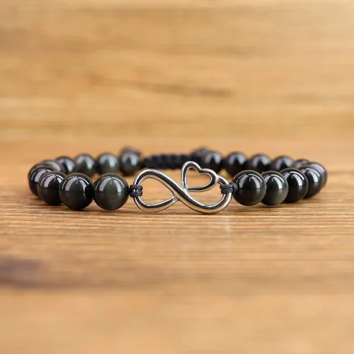 Miniatura 5 de COAI Love Heart Infinity - Pulseras para parejas de piedras para él y ella