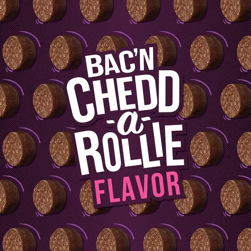 Miniatura 2 de Fromm Tenderollies Bac'n Chedd-a-Rollie - Golosinas para perros, suaves y saladas, receta de tocino, 8 onzas