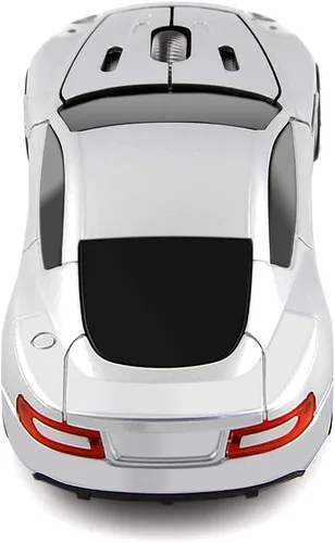 Miniatura 5 de Inalámbrico Coche Deportivo Ratón Ordenador Portátil Ratones Ópticos Ratones USB 2.4GHz (Plata)