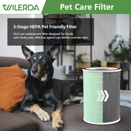 Miniatura 4 de Paquete de 2 filtros HEPA KILO para mascotas, compatibles con Afloia KILO, KILOPLUS, KILOPRO, MIRO, MIRO PRO y MORENTO MR-Kilo, Kalo Air Pur ifier