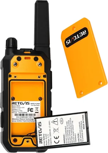 Miniatura 19 de Retevis RB48 - Radio de 2 vías de largo alcance, Walkie Talkies a prueba de agua IP67 para adultos, a prueba de caídas, 2000mAh, Radios de dos vías