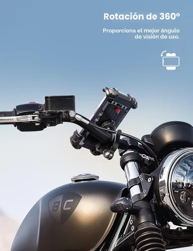 Miniatura 4 de Lamicall - Soporte de teléfono para bicicleta, soporte para teléfono celular, abrazadera para manubrio de bicicleta, clip para teléfono 11 Pro Max