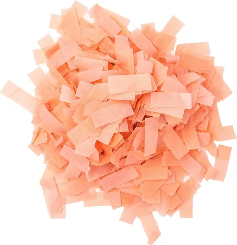 Miniatura 6 de Ultimate Confetti, Confeti biodegradable rectangular azul reactivo a los rayos UV, papel de seda resistente al fuego y confeti de caída lenta