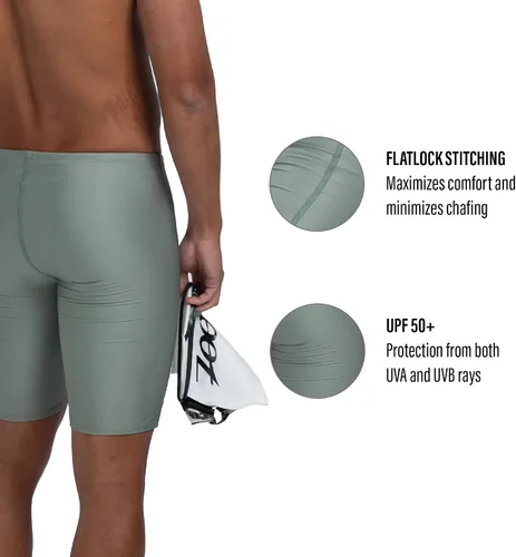 Miniatura 4 de Zoot Traje de baño para hombre Core Swim Jammer, Endurance Pro Racing Triatlón con protección UPF 50+