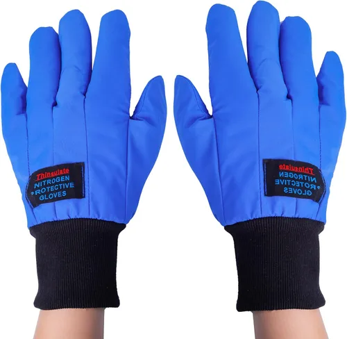 Miniatura 2 de Guantes criogénicos de baja temperatura LN2 guantes protectores de nitrógeno líquido para almacenamiento en frío, guantes congelados de seguridad
