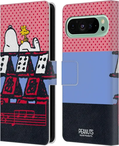 Miniatura 70 de Head Case Designs Officially Licensed Peanuts Snoopy & Woodstock 2 Halfs and Laughs Leather Wallet Case Compatible with Google Pixel 8 Snoopy