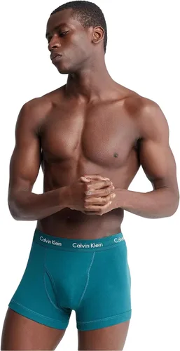 Miniatura 2 de Calvin Klein Paquete de 5 baúles clásicos de algodón para hombre, Atlantic DeepCinabrioGris JaspeadoBel Air AzulArándano, M, Atlantic