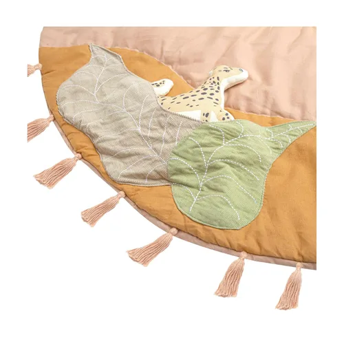 Miniatura 9 de Crane Baby Alfombra de juego, alfombra de suelo para bebés y niños pequeños, 36 x 36 pulgadas, zoológico safari