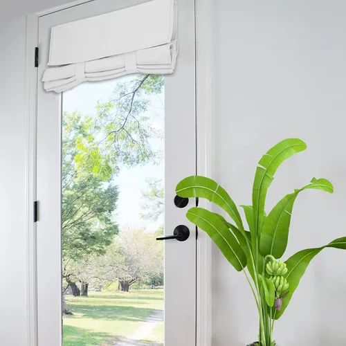 Miniatura 64 de WdFour Cortinas de puerta francesa con tacto sedoso, aislamiento térmico, reducción de ruido, cortinas opacas para puerta de vidrio y oficina