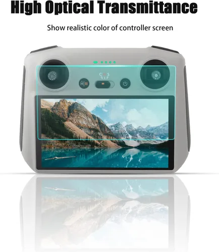 Miniatura 2 de Protector de pantalla Air 3/Mini 3/Mini 3 Pro para DJI RC/RC 2, control remoto, cámara, dron, cuadricóptero, paquete de 2 gafas templadas HD