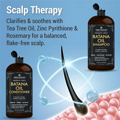 Miniatura 4 de Champú y acondicionador Batana Oil - Combate la pérdida de cabello, promueve el crecimiento del cabello, combate la caspa, los piojos y la picazón