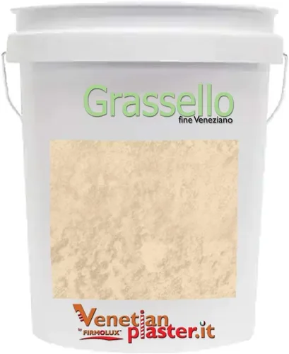 Miniatura 40 de Grassello Auténtico Yeso veneciano Yeso pulido brillante Hecho en Italia a partir de lima y mármol Colores claros (5) Color: BMAF310 Sutil