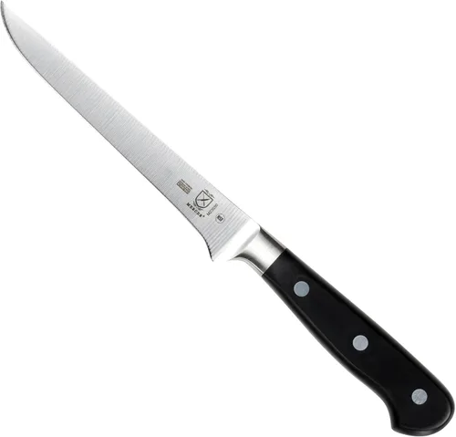 Miniatura 4 de Mercer Culinary M23500 Renaissance - Juego de bloques de cuchillos forjados de 6 piezas, bloque de vidrio templado