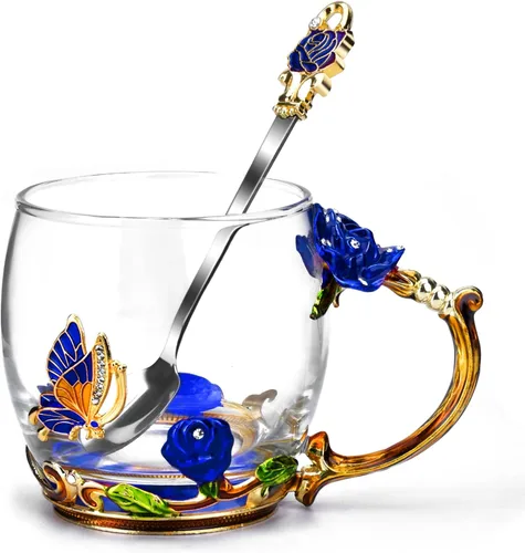 Miniatura 15 de OEAGO Regalos de hermana para hermanas para mujeres, elegante taza de té, regalos únicos de Navidad y cumpleaños para hermana, pequeña, grande