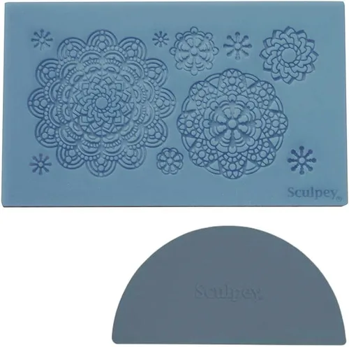 Miniatura 3 de Sculpey APM49 Molde líquido Mandala de silicona