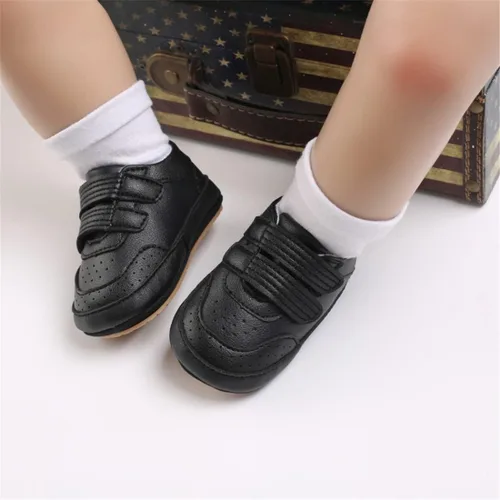 Miniatura 2 de E-FAK tenis para bebés, niñas y niños pequeños, con suela de goma antideslizante, para empezar a caminar