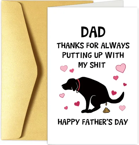 Miniatura 12 de Chenive Tarjeta de feliz primer día del padre para marido, divertida tarjeta del primer día del padre de parte de la esposa, ideas de regalo