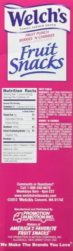 Miniatura 2 de Welch's Fruit Snacks 22 bolsas - Ponche de frutas y bayas y cerezas 0.9 oz