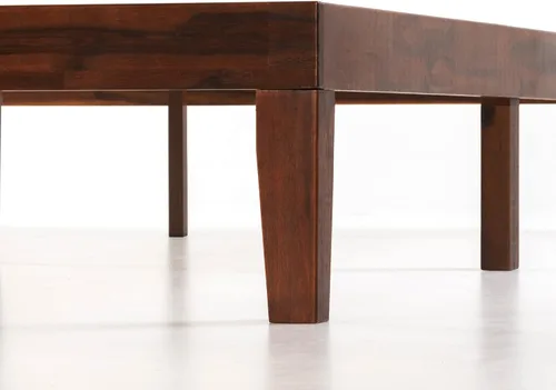 Miniatura 6 de Mellow Naturalista Classic - Cama de plataforma de madera maciza de 12 pulgadas, listones de madera, no necesita somier, fácil montaje