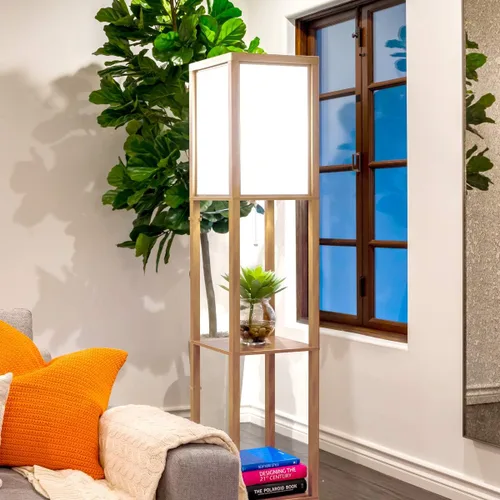 Miniatura 9 de Lámpara de pie Brightech, Maxwell de LED, MAXWELL-LED-NW Madera natural