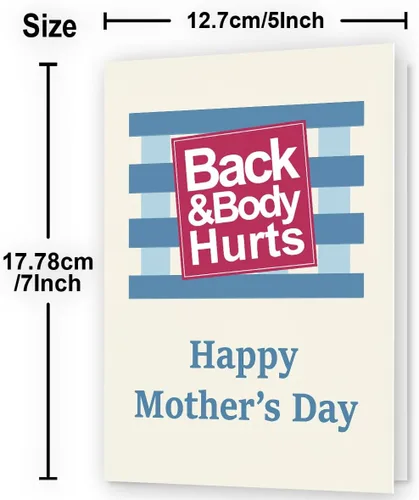 Miniatura 2 de WowBefun Divertida tarjeta del día de la madre y regalos para mamá Tarjeta feliz del día de la madre y regalos de hijo e hija