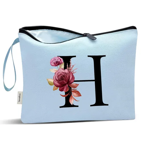 Miniatura 103 de Vavabox A-Z Bolsa de Maquillaje Personalizada, Regalos de Cumpleaños para Mujeres y Mamá, Regalos para la Mejor Amiga, Bolsa de Cosméticos