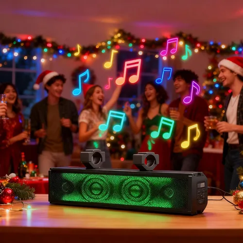 Miniatura 2 de Barra de sonido UTV de 400 W, altavoces para carrito de golf, Bluetooth, barra de sonido para carrito de golf, altavoz UTV, barra de sonido