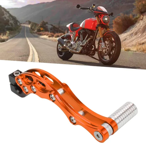 Miniatura 9 de Aramox Kick Start Pedal Kick Starter Palanca de arranque, palanca de arranque Kickstart, aleación de aluminio de alta resistencia, accesorio Naranja