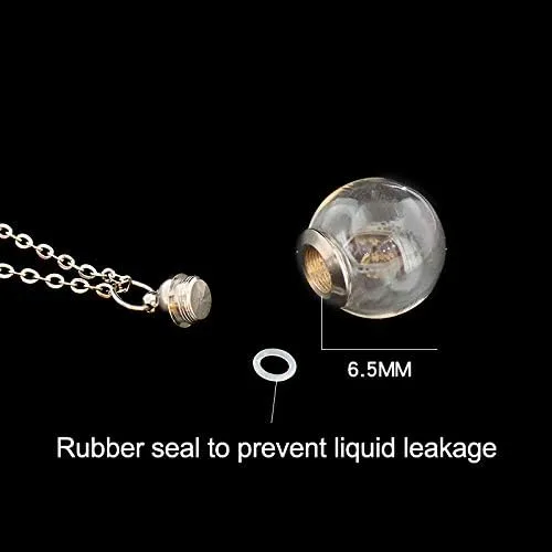 Miniatura 2 de Minyose - Locket de cristal rellenable hueco, 2