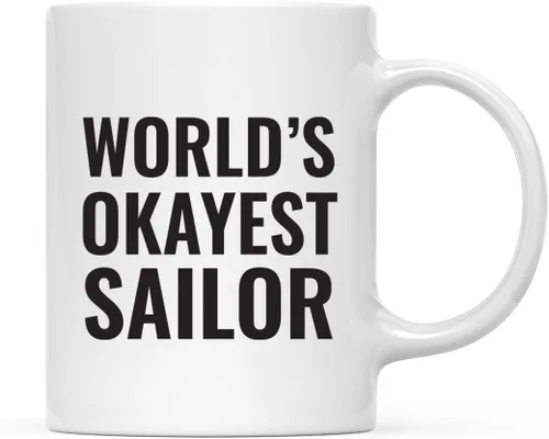 Miniatura 53 de Andaz Press Taza de café de 11 onzas, regalo de broma para la niñera más buena del mundo, 1 paquete
