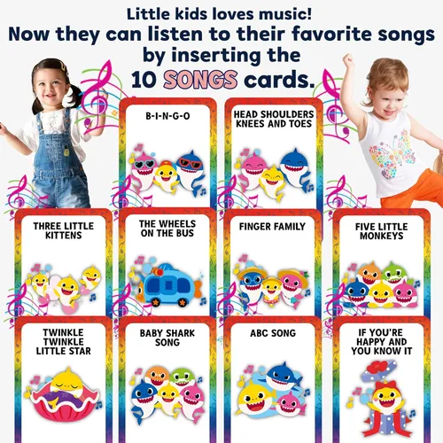 Miniatura 4 de Tarjetas flash Baby Shark para niños de 2 a 4 años Juguetes sensoriales para niños autistas y autistas no verbales de 2, 3, 4, 5, 6 años, juguetes