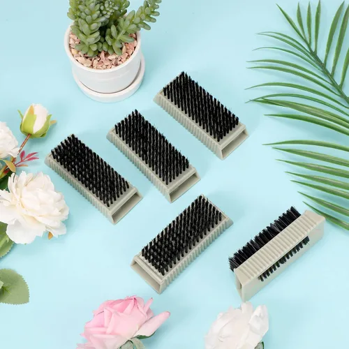 Miniatura 6 de 5 cepillos de uñas para limpiar las uñas, cepillos de mano para limpiar las uñas para hombres, cepillo no desechable, plástico resistente para manos